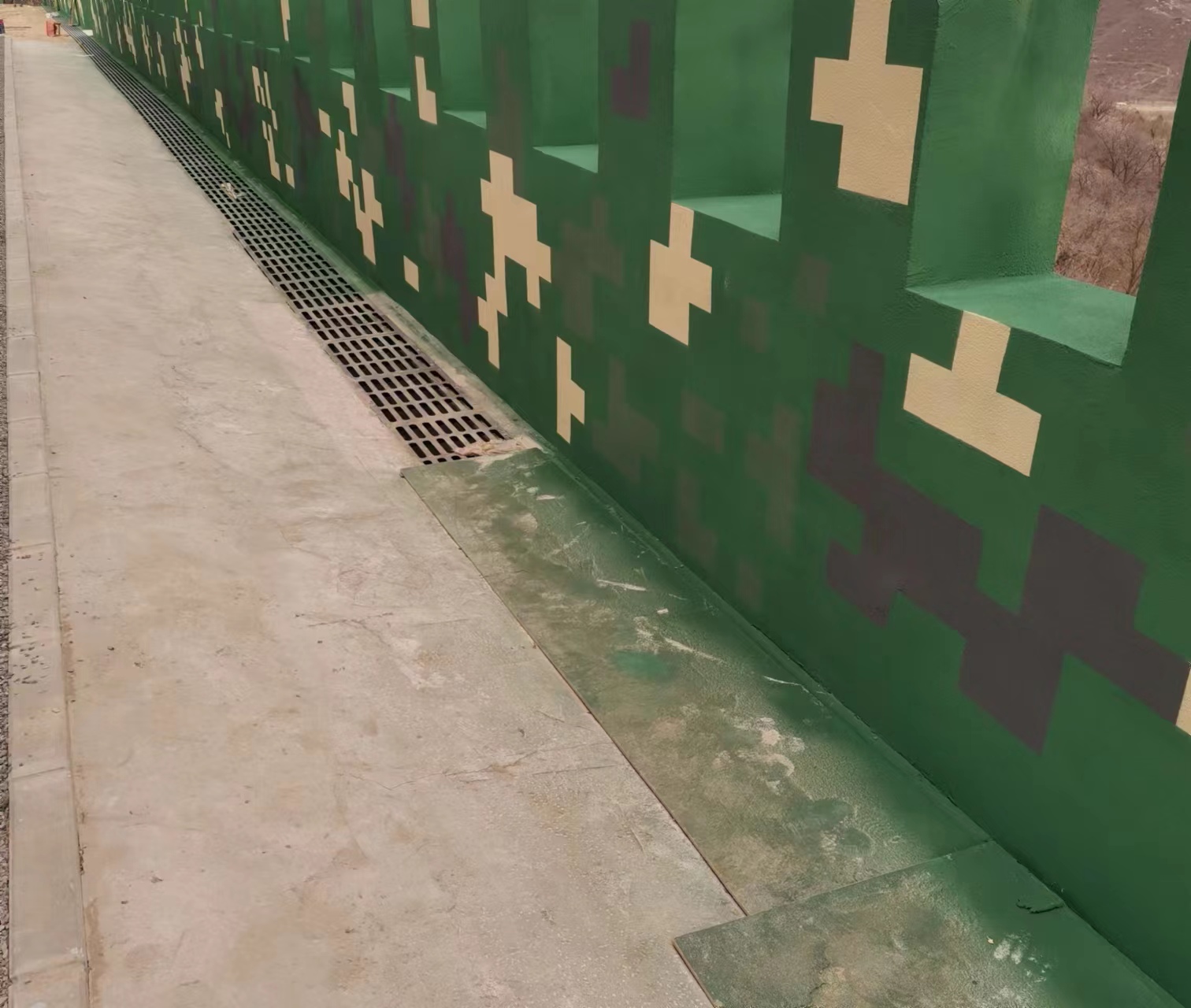 甘肃围墙迷彩喷涂,数迷彩漆