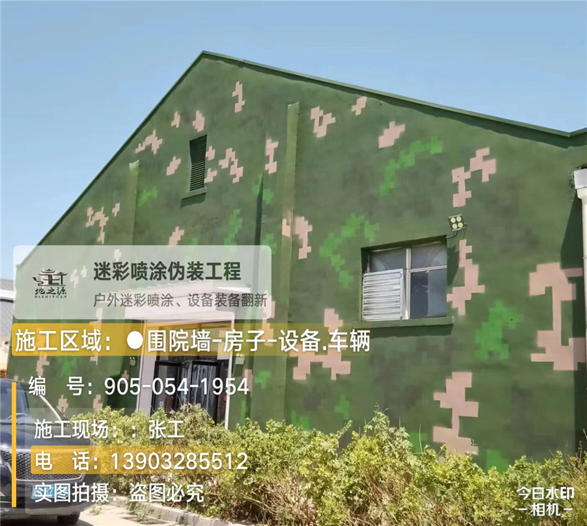 甘肃外墙数码迷彩漆施工报价清单（100㎡标准墙面测算）